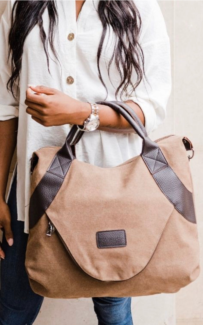 Kinsley Canvas Handbag