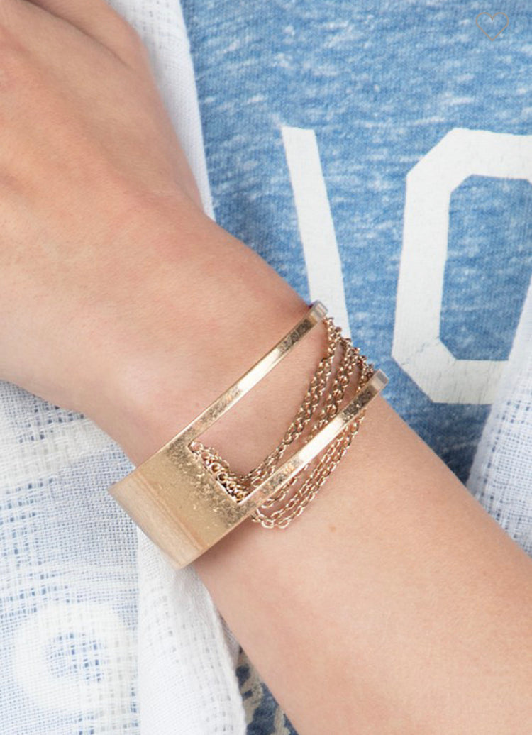 Brass Metal Chain Bracelet