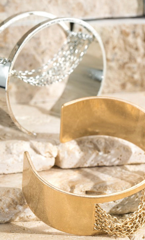 Brass Metal Chain Bracelet