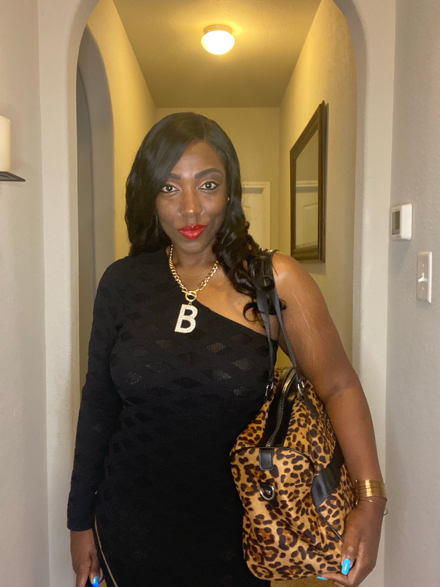 Women’s Leopard Duffel Overnight Bag