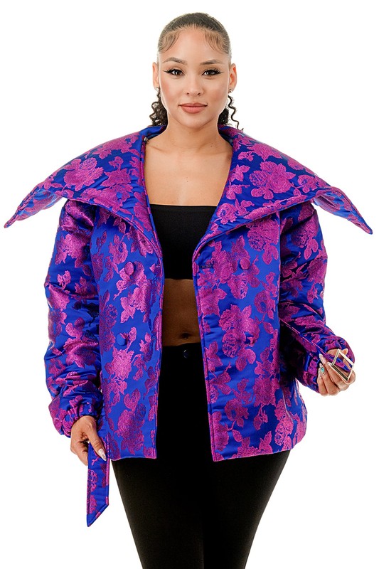 Plus Size Blooming Glam Jacket