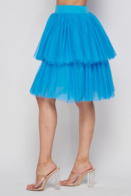 Women's Tiered Tutu Skirts with Lining