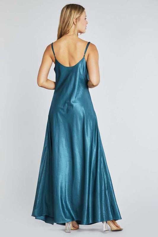 Women's Slip Maxi Satin Dress