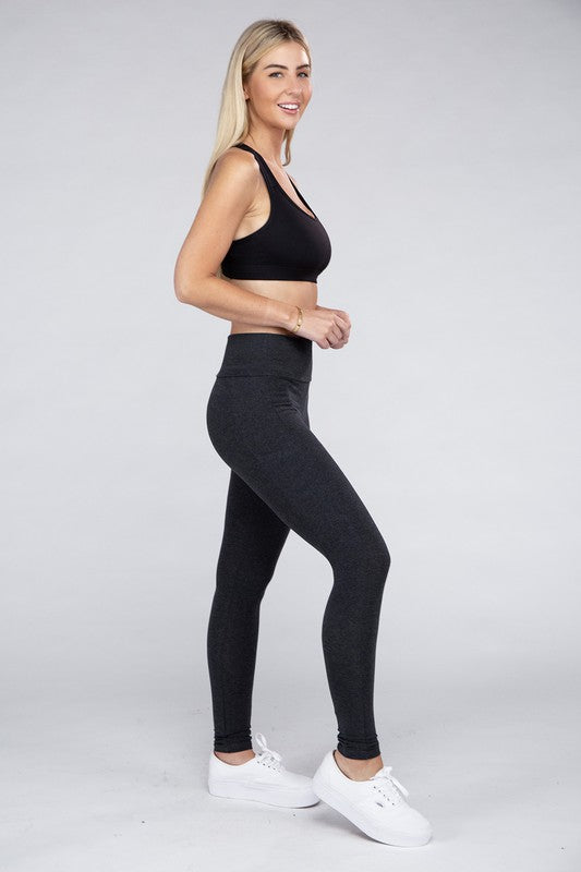 Women's Active Leggings Featuring Concealed Pockets
