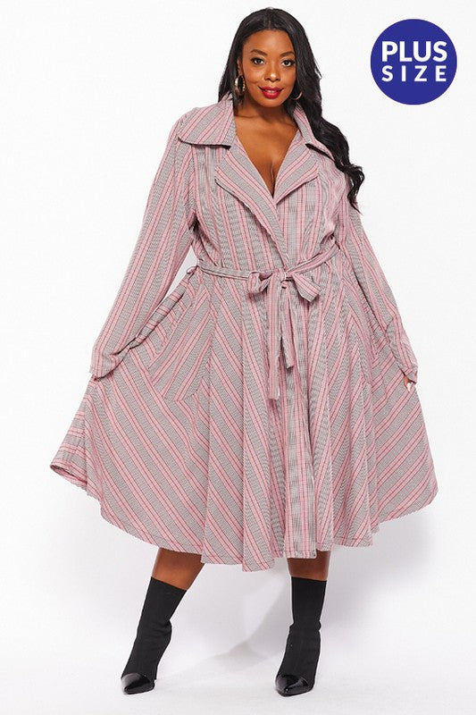 Plus Size Oversized Peacoat