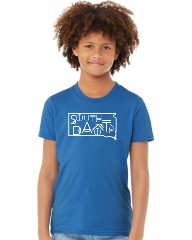 Youth South Dakota Line Font Outline Graphic Tee