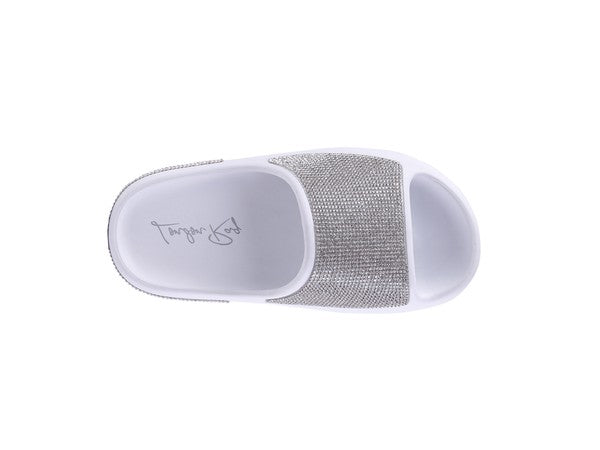 DUMBA Diamante Fashion Sliders