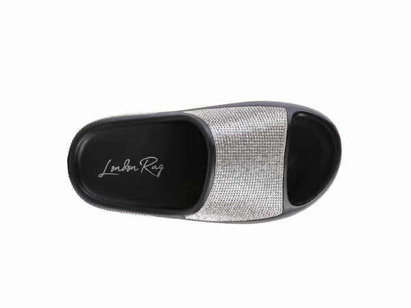 DUMBA Diamante Fashion Sliders