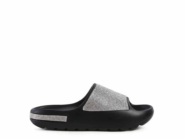 DUMBA Diamante Fashion Sliders