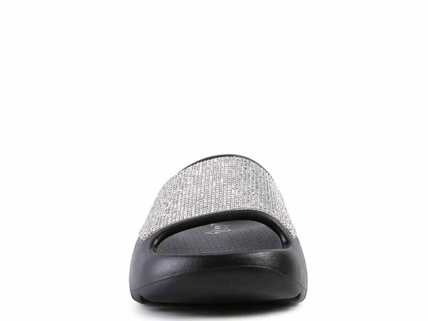 DUMBA Diamante Fashion Sliders