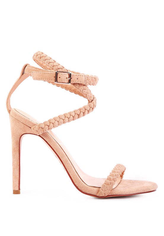 Sherri Suede Stiletto Sling Back Heel Sandals