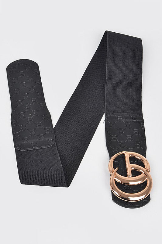 Embossed Logo CG Elastic Belt