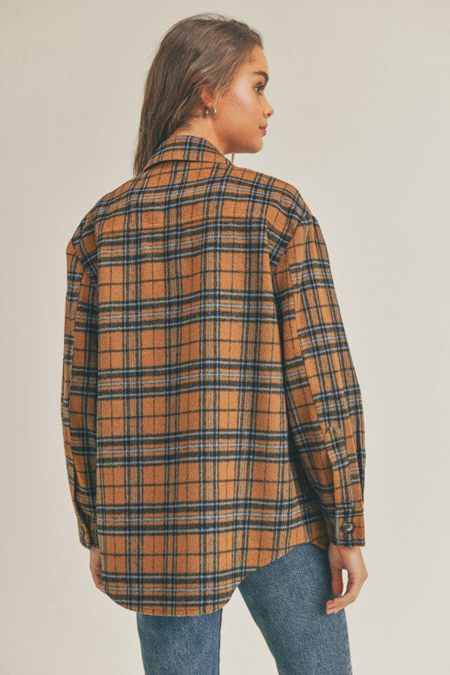 Women's Plaid Flannel Shacket