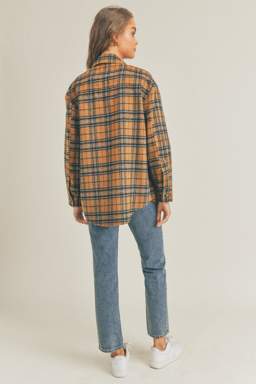 Women's Plaid Flannel Shacket