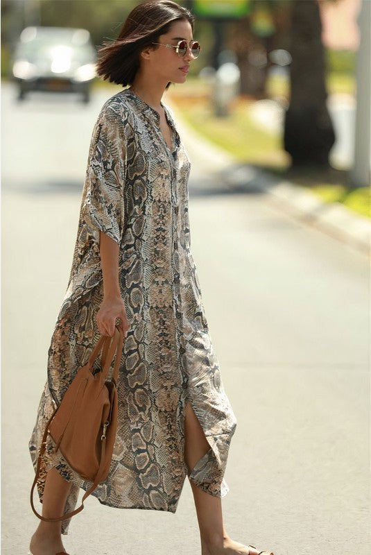 Python Print Mumu Maxi Dress