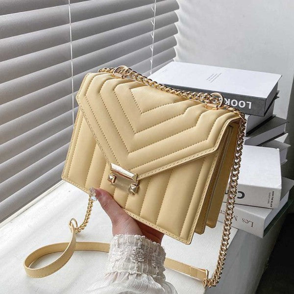Roxy Shoulder Quilted Design Handbag