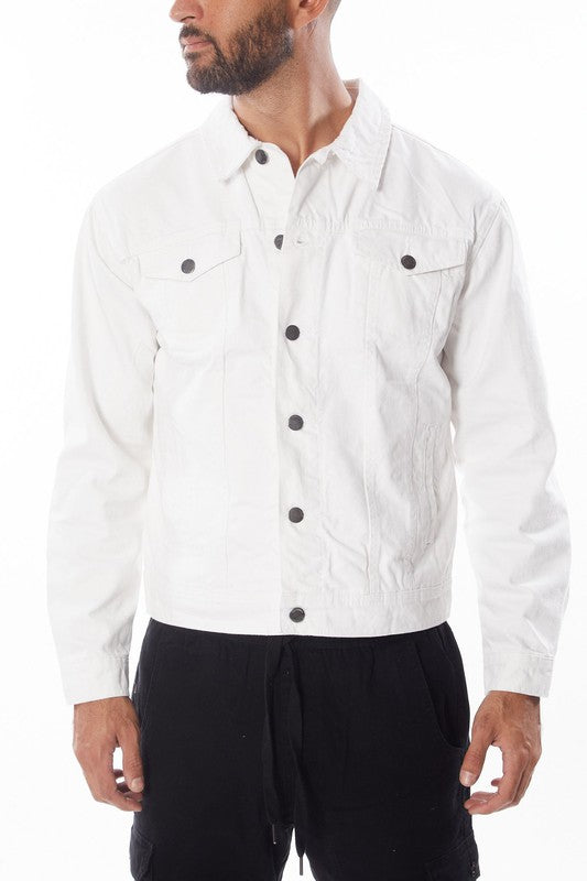 Men's White Denim Jacket