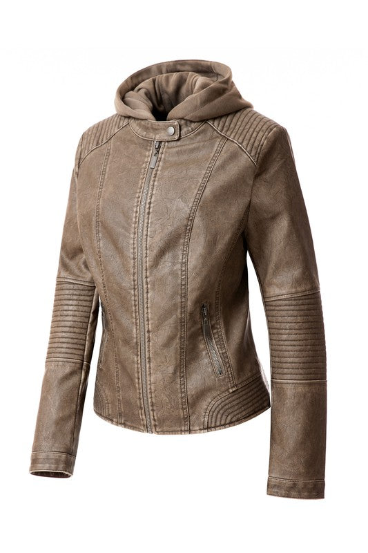 Women's PU Jacket