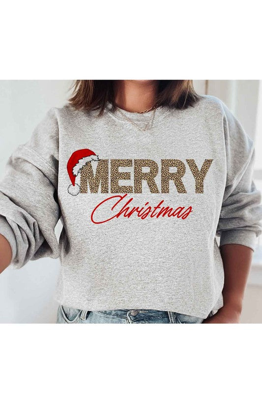 MERRY CHRISTMAS GRAPHIC SWEATSHIRT