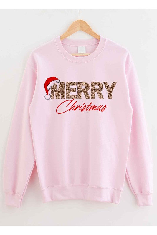 MERRY CHRISTMAS GRAPHIC SWEATSHIRT