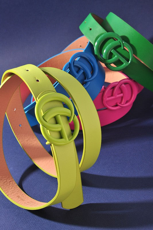 CG Color Coated Go Buckle Belt