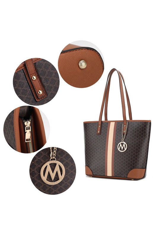 MKF Collection Arya Tote Bag With Wristlet Mia K