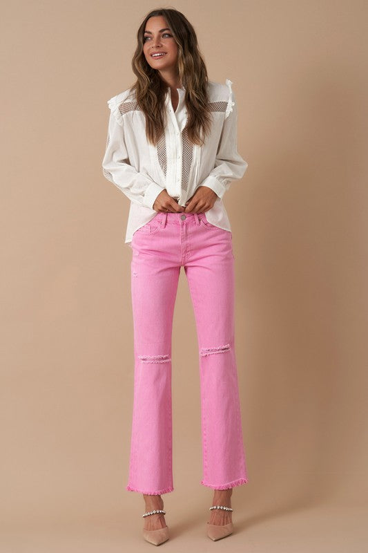 High Rise Slim Straight