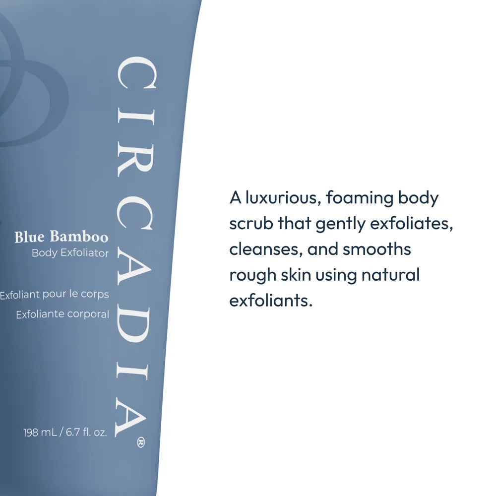 Circadia Blue Bamboo Exfoliator for Body