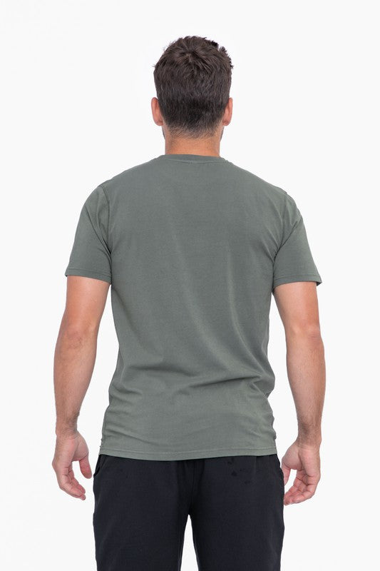 Pima Cotton Blend Short Sleeve Tee