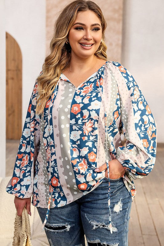 Plus Size Irene Floral Top