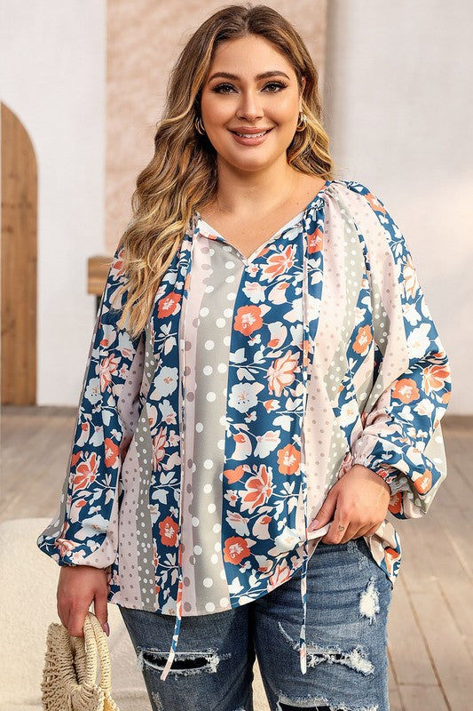 Plus Size Irene Floral Top