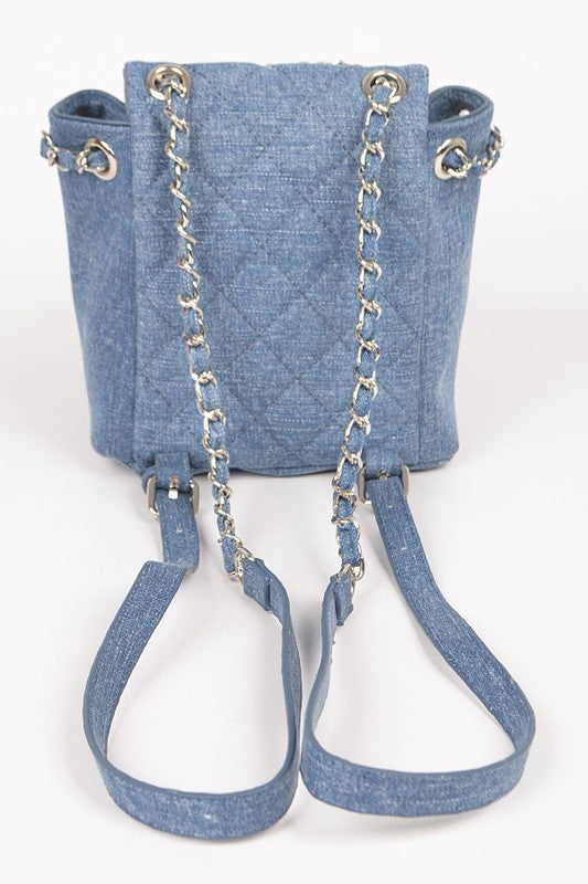 Denim Fashion Backpack