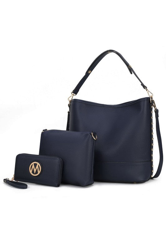 MKF Wren Hobo with Pouch and Wristlet by Mia K