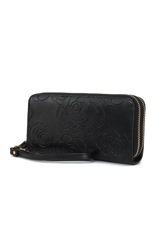 MKF Ellie Genuine Leather Flower Wallet by Mia K