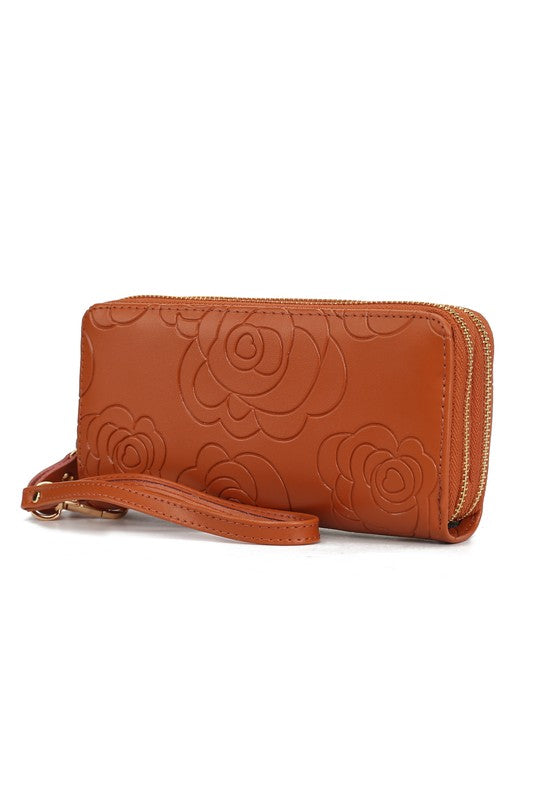 MKF Ellie Genuine Leather Flower Wallet by Mia K