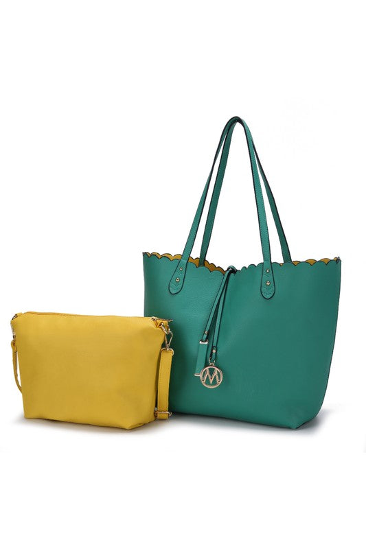 MKF Reversible Shopper Tote & Crossbody by Mia K