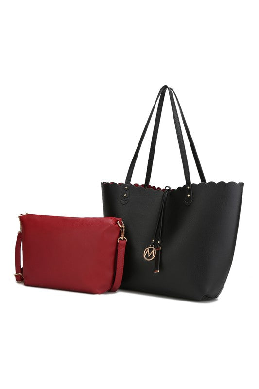 MKF Reversible Shopper Tote & Crossbody by Mia K