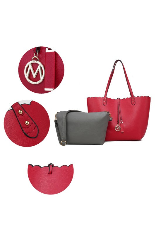 MKF Reversible Shopper Tote & Crossbody by Mia K