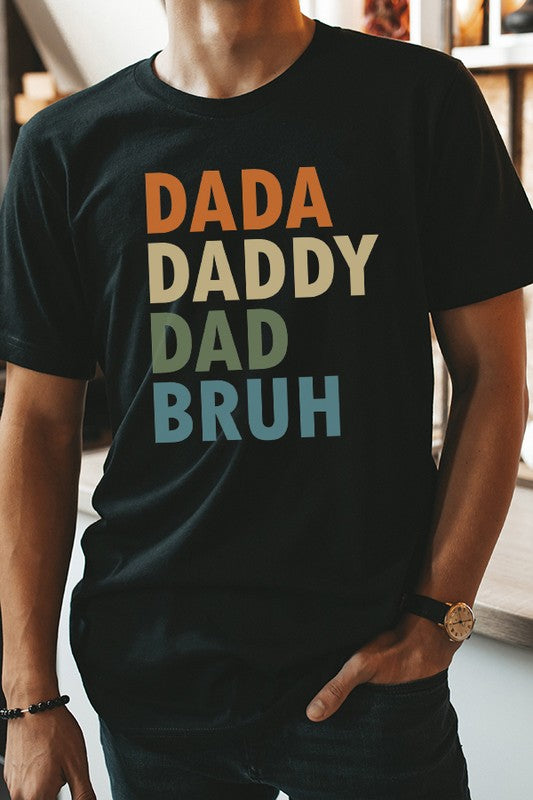 Father's Day Gifts Dada Daddy Dad Bruh Tee