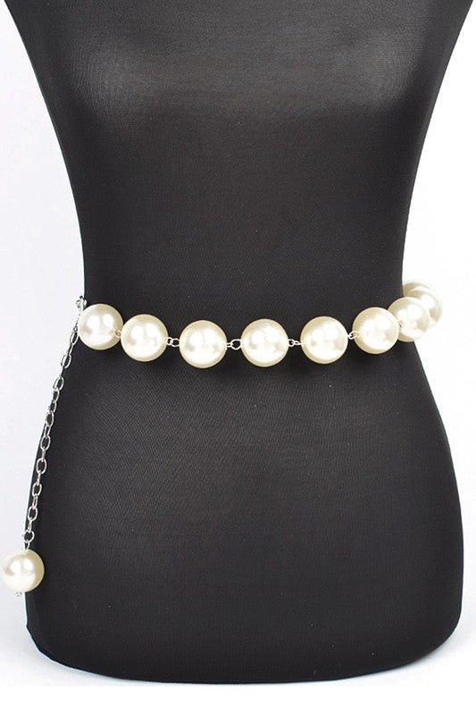 Iconic Pearl Station Chain Belt