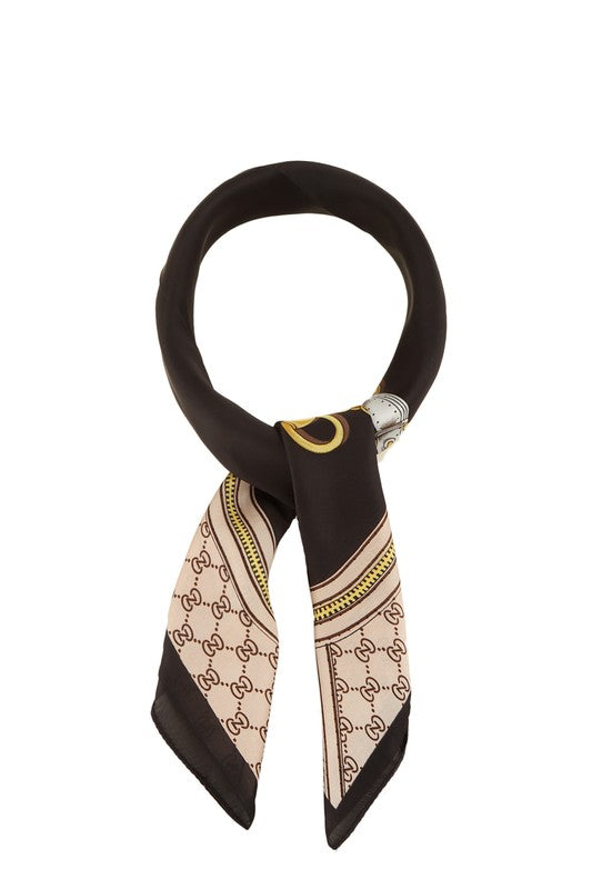 Luxury Chain Print Scarf