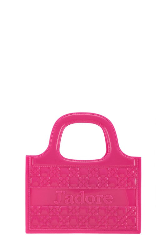 JADORE Top Handle Crossbody Jelly Bag