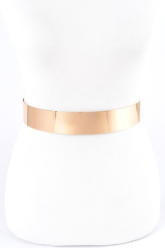 Metal Plate Molded Iconic Belt