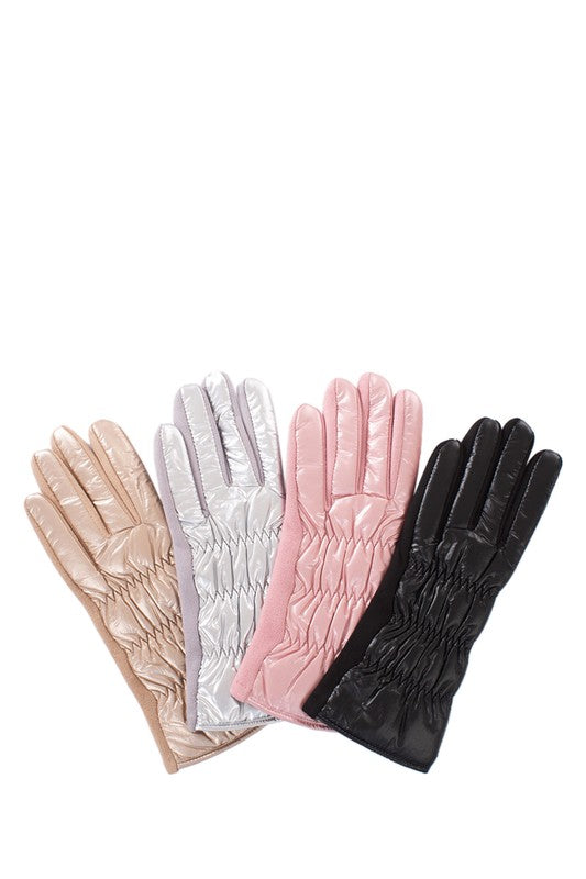 Solid Color Seritte Gloves