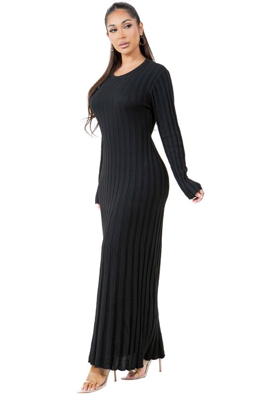 Women's Knitwear Long Maxi Dress