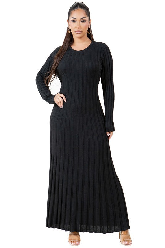 Women's Knitwear Long Maxi Dress