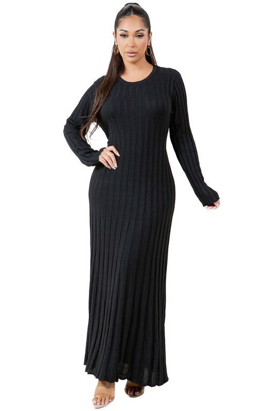 Women's Knitwear Long Maxi Dress