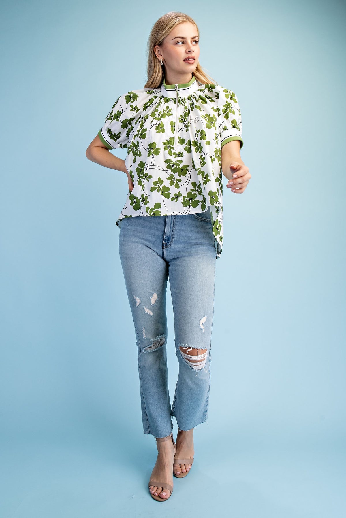 Gigio's Floral High-low Top