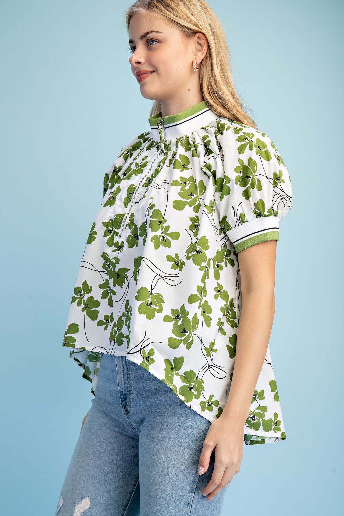 Gigio's Floral High-low Top
