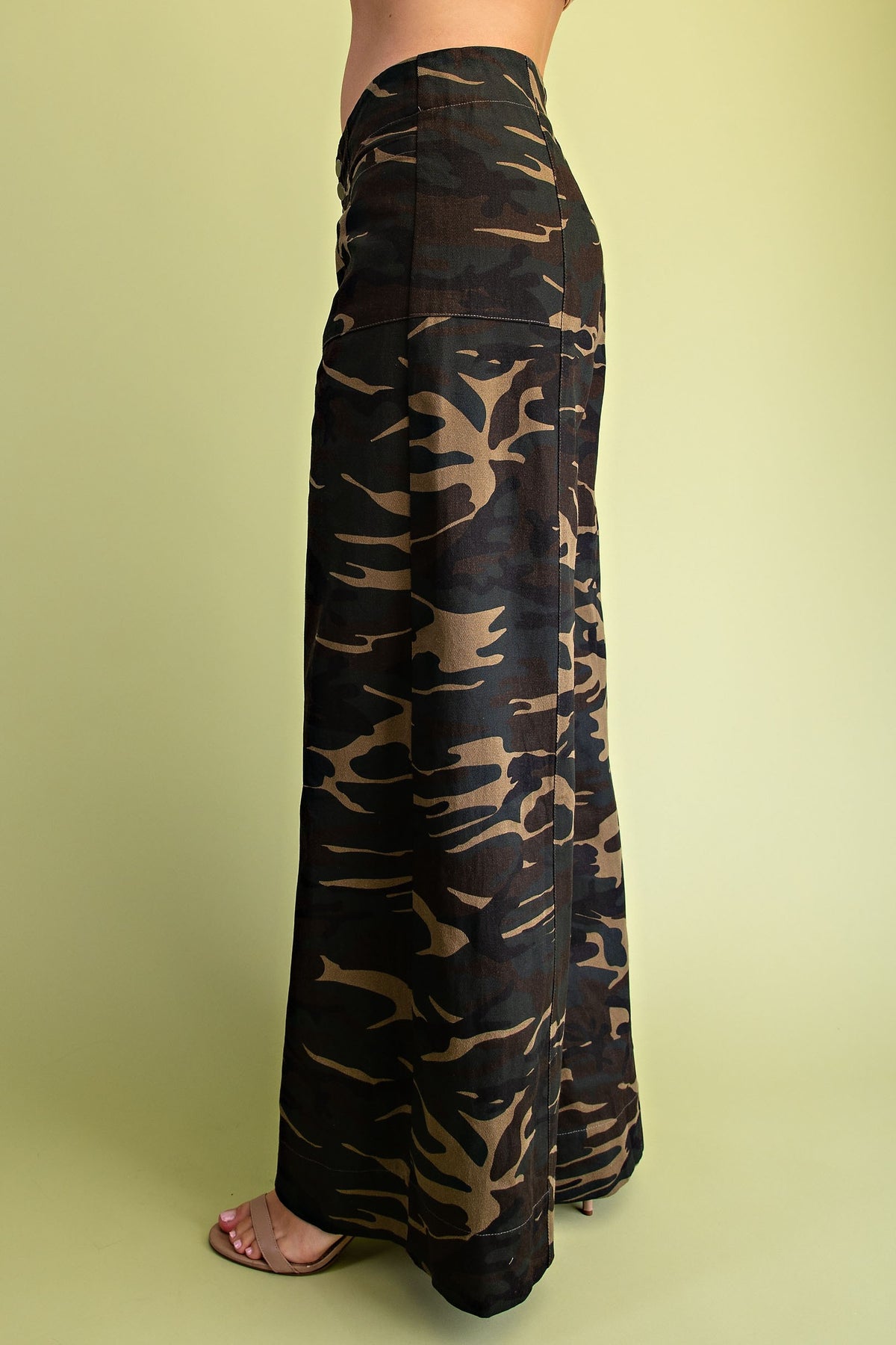 Gigio's Camouflage Wide Leg Pants